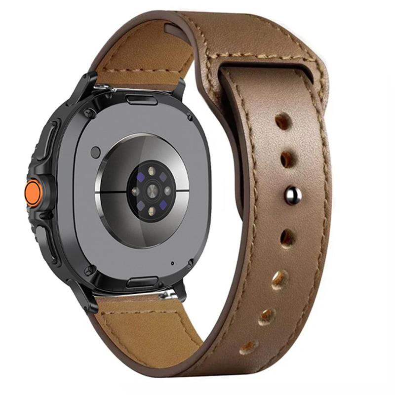 Pro Samsung Galaxy Watch 8 classic Řemínek 46mm 44mm 40mm Ultra 47mm Náhradní pásek Kožený náramek correa Galaxy Watch 8 Řemínek