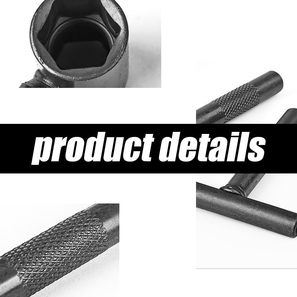 2Pcs Motorcycle Scooter Valve Tool, Valve Screw Repair Wrench, Adjusting Square Hexagonal Hole Tool, Tappet Engine Adjustable Wrenches