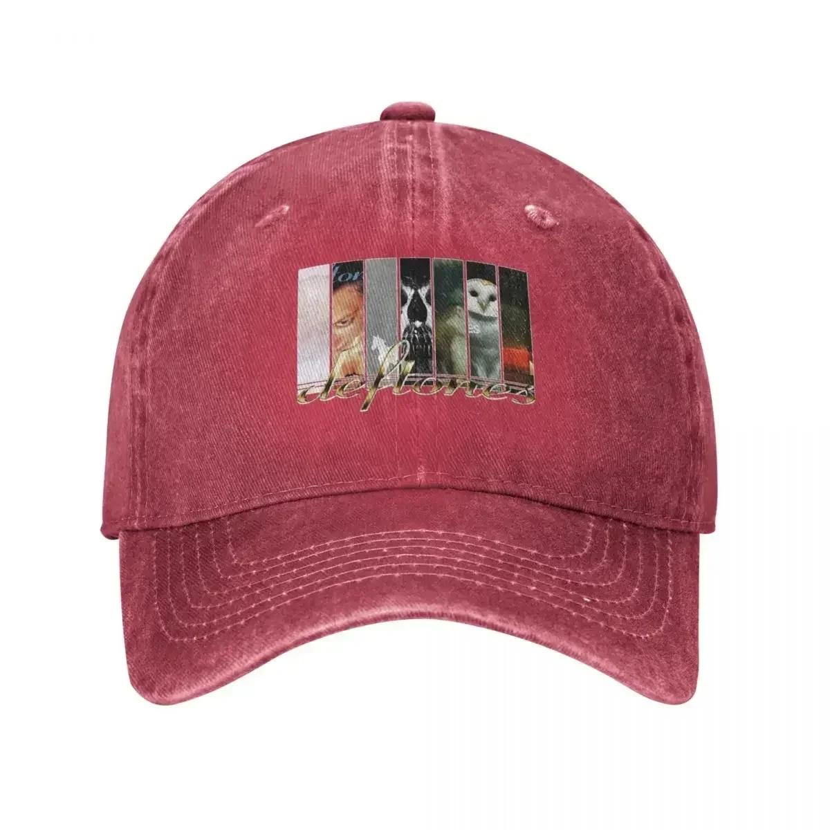 Fashion Deftones H O R S E W H I T E Baseball Caps Unisex Style Distressed Washed Snapback Hat Outdoor Activities Hats Cap One Size