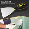Stainless Steel Putty Knife Scraper Shovel Paint Tools Construction Drywall Removing Wallpaper Household Industrial Cleaning