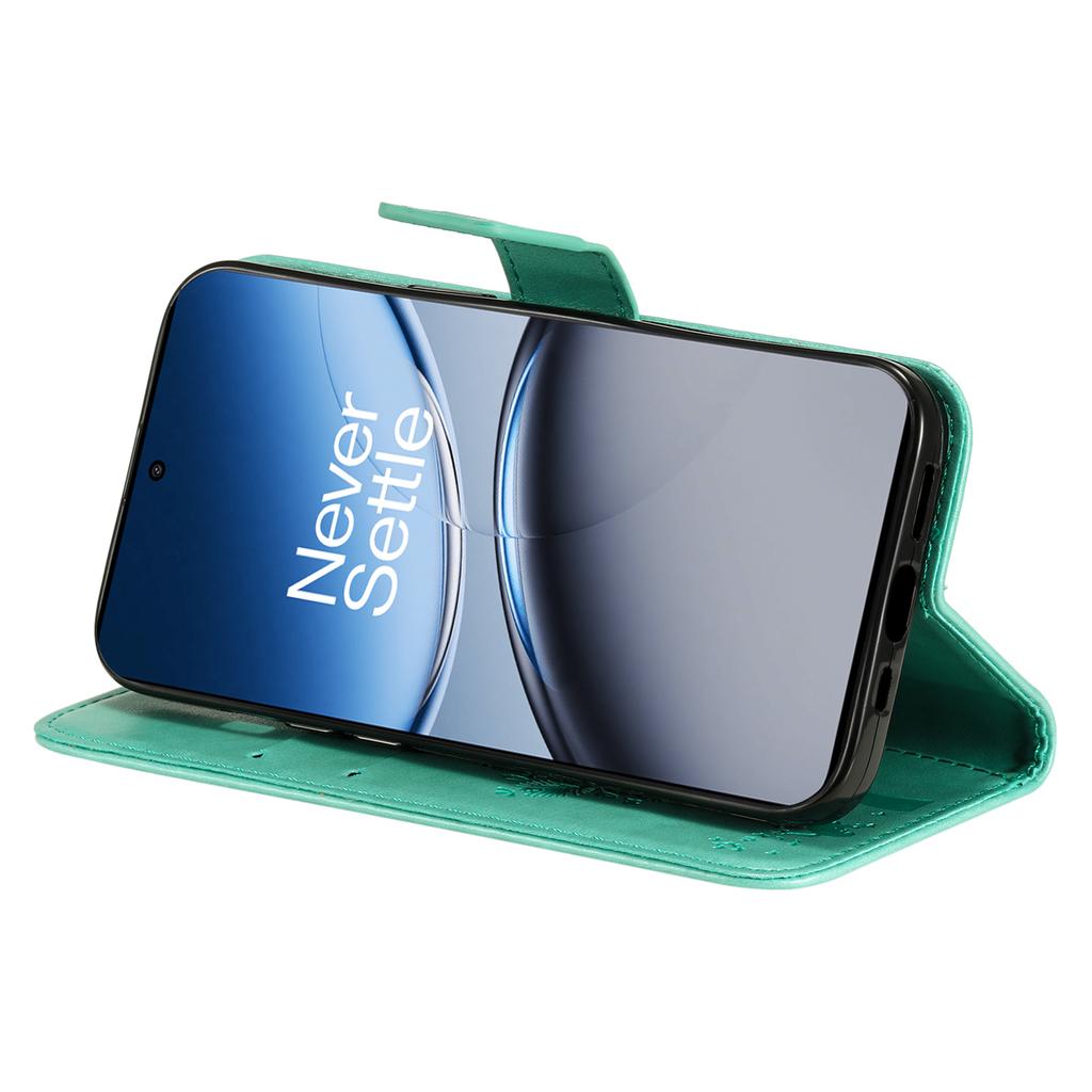 Etui na telefon OnePlus Nord 4 ze stojakiem Wzór drzewa dla kota Skórzany portfel Pokrowiec na telefon komórkowy