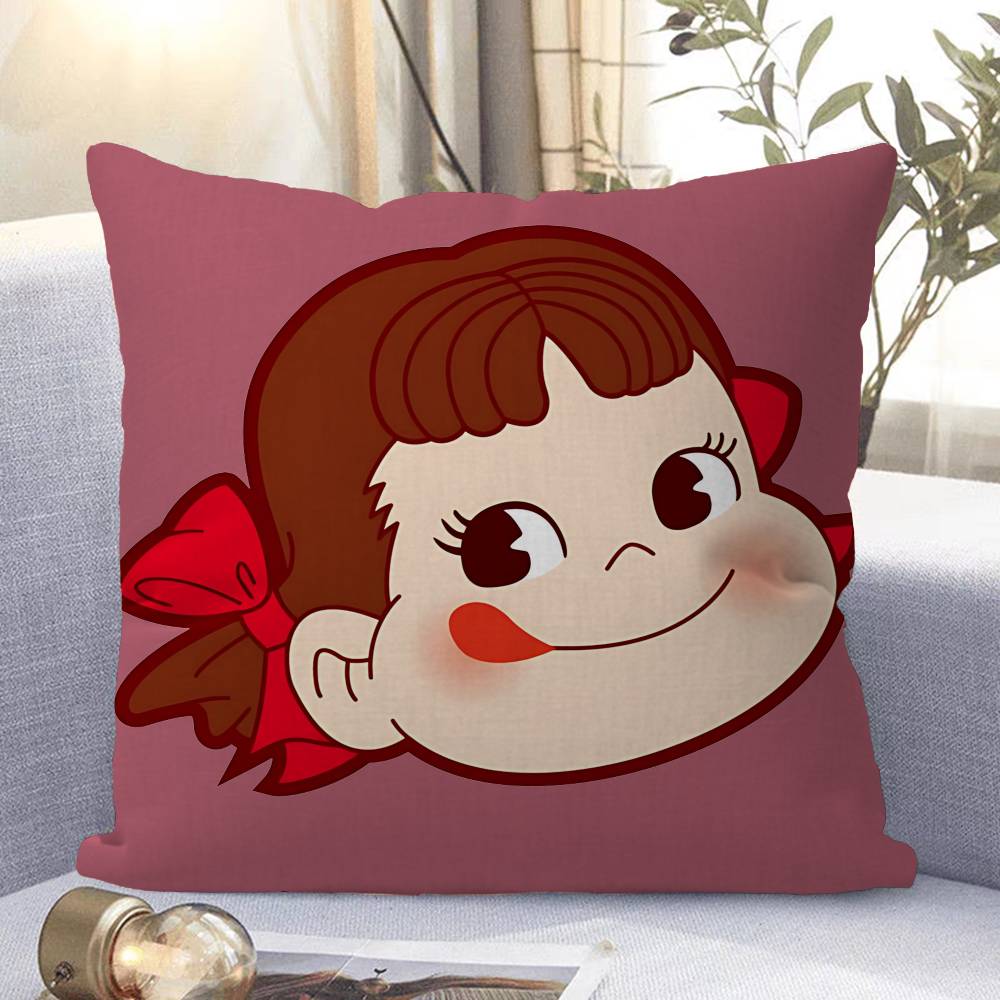 

МИЛАЯ M-Milky P-Peko-chan Наволочка для офисной подушки, Чехол для автомобильной подушки 45X45 см, Наволочка для поясничной подушки, Наволочка для диванной подушки 16x16Inch