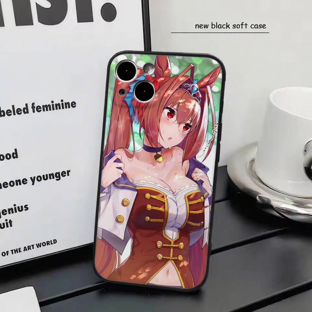 Daiwa Scarlet Anime U-Uma Musume Pretty Derby Phone Case Silicone Soft For IPhone 17 Air 16 15 14 13 12 11 Plus Pro Max Plus