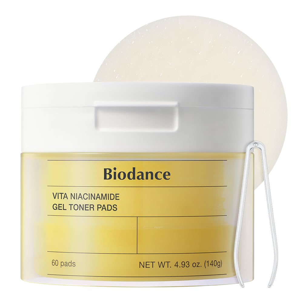 Biodance Collagen Gel Toner Pad Improves Elasticity and Gently Exfoliates Korean Skin Care 4.93 Liquid Oz (140g)*60 Tablets