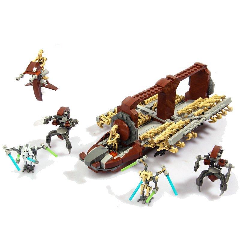 Star Wars Assault Shuttle Building Blocks Set, Mini Building Bricks STEM Educational DIY Toy Kit for Kids 6+