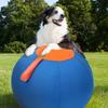 Hüteball für Hunde Beruhigender Ball mit Griff aufblasbarer Trainingsball für große Rassen kleine mittlere Hunde Aktives Spiel Bewegung