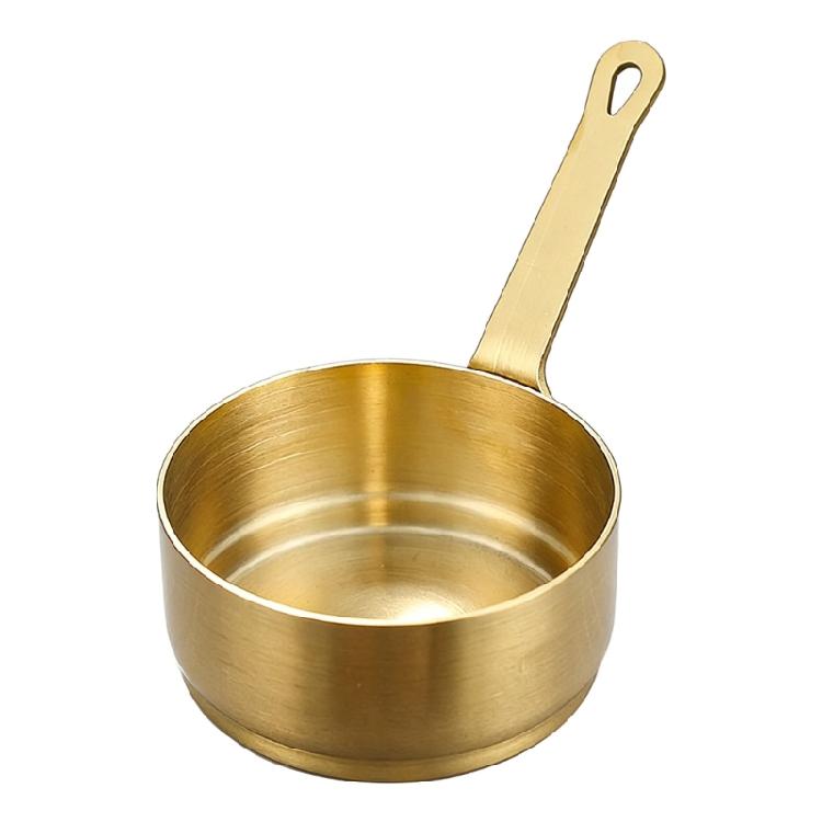 100ml Stainless Steel Saucepan With Ergonomic Handle Convenient Metal Milk Pan For Heating And Melting Food
