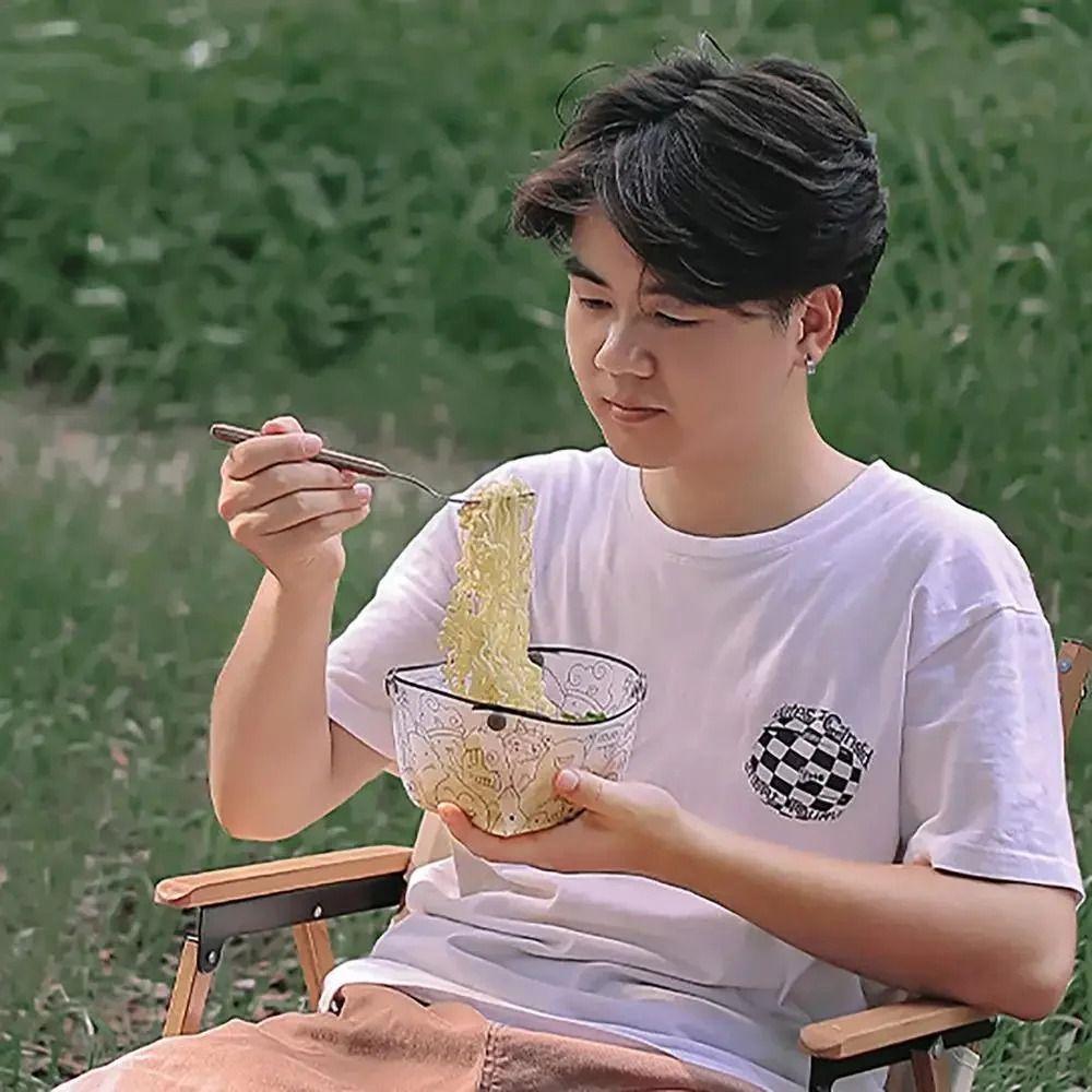 Lightweight Foldable Camping Tableware Multi-purpose Camping Folded Dish  Utensils for Hike