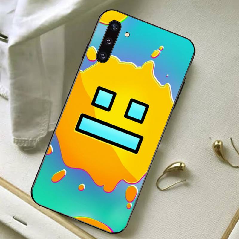 

Чохол для телефону Geometry Dash для Samsung A51 A30s A52 A71 A12 для Huawei Honor 10i для OPPO vivo Y11 кришка A30 or A20