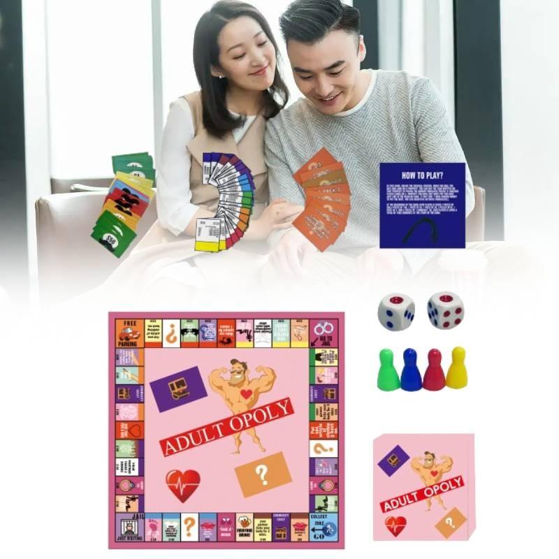 Lustiges und fesselndes Brettspiel für Paare für romantische Date-Nächte zu Hause