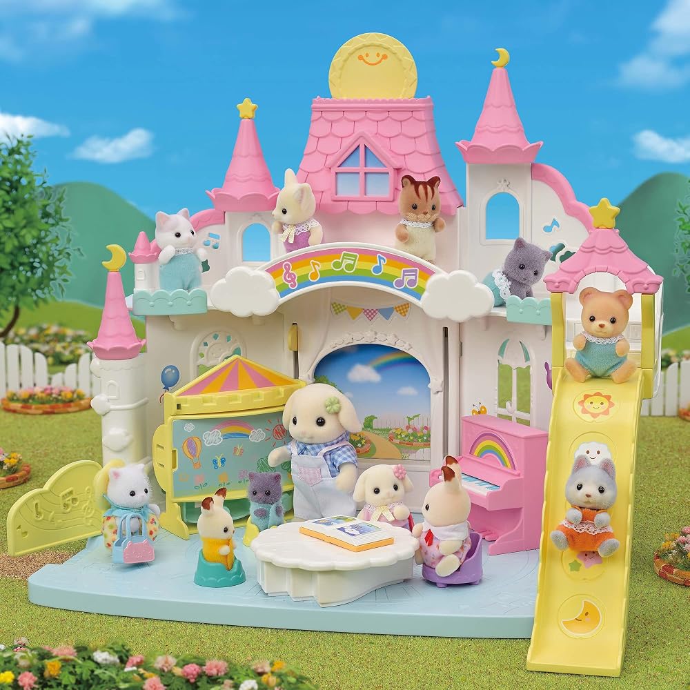 EPOCH Sylvanian Families Everyone's Sunshine Kindergarten Dollhouse Toy S-68