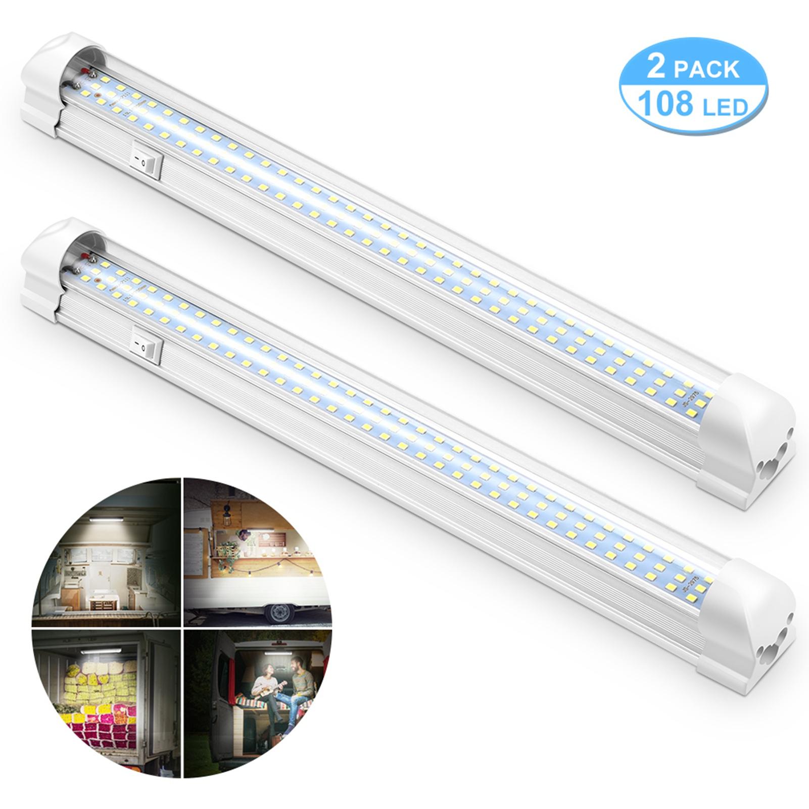 

Светодиодные фонари для салона автомобиля FBA DC12V, Фонари для дома на колесах (двойка)