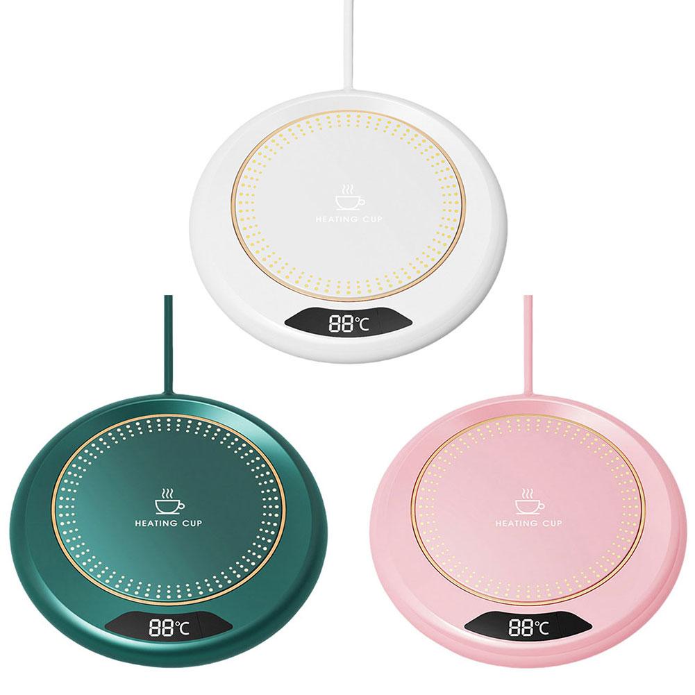 USB Electric Beverage Warmer 3 Temperature Setting Coffee Warmer Plate Coffee Cup Warmer for Coffee Milk Tea Beverage