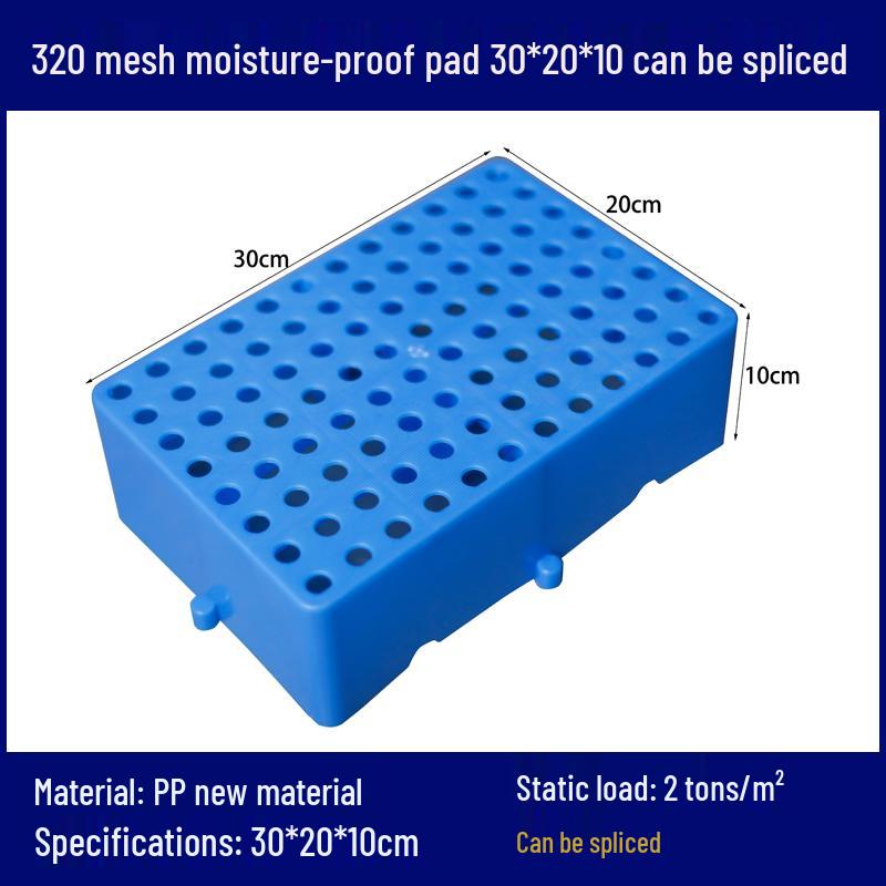 Moisture-Proof Interlocking Plastic Pallet Tray for Warehouse Storage