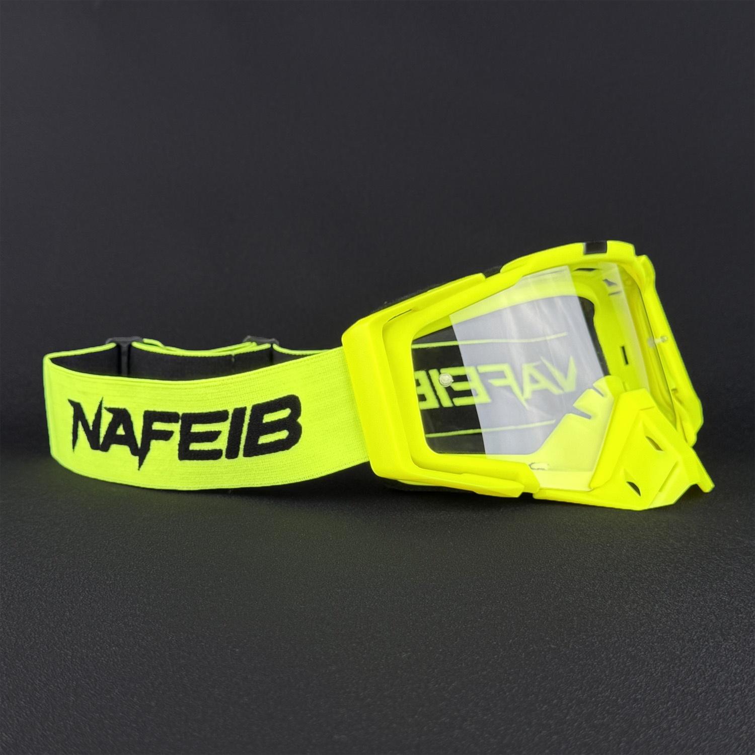 

Off-road goggles & dustproof motocross eyewear – unisex MX, biking, ski trail riding glasses жёлтый