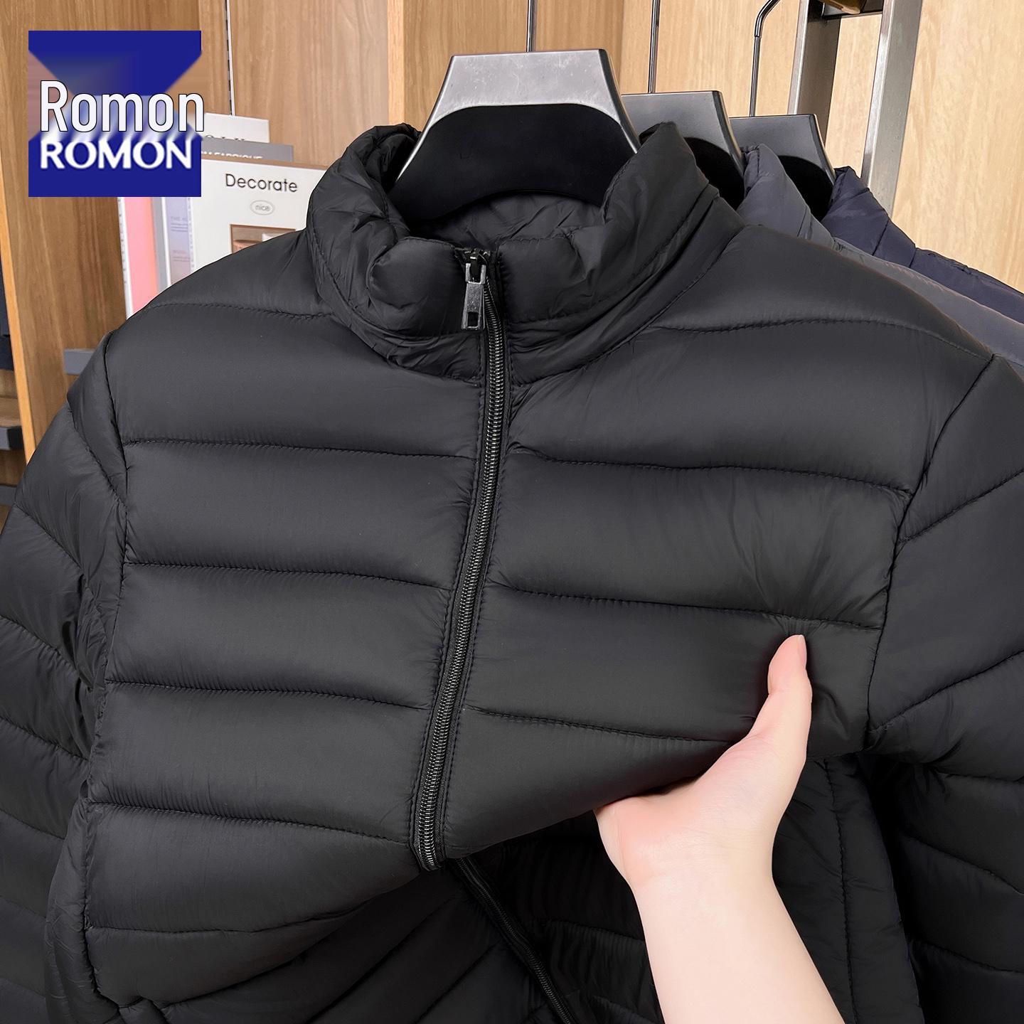 

Luomeng Men s Cotton Padded Winter Jacket - Stand-Up Collar, Lightweight, Warm, Dad s Style, Ideal for Middle-Aged and Elderly 5XL 150–175 lbs