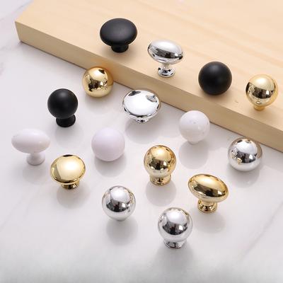 ABS Nordic Mushroom Kitchen Cabinet Door Handle Modern Simple Wardrobe Drawer Door Knobs and Solid Plastic Handles for Furniture