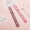 15cm Cat Claw Ruler Student Creative Stationery Transparent Plastic Drawing Measuring Office Gadgets Kawaii Accessories