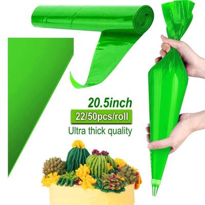 50 Stück neue 52 cm Spritzbeutel, extra große Abreißbeutel, extra dicke Sahnebeutel, Backutensilien