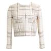 CHANEL Domestic genuine P50631V37753 15C Gripoa button tweed collarless jacket Jacket 34 Ecru x GoldUsed