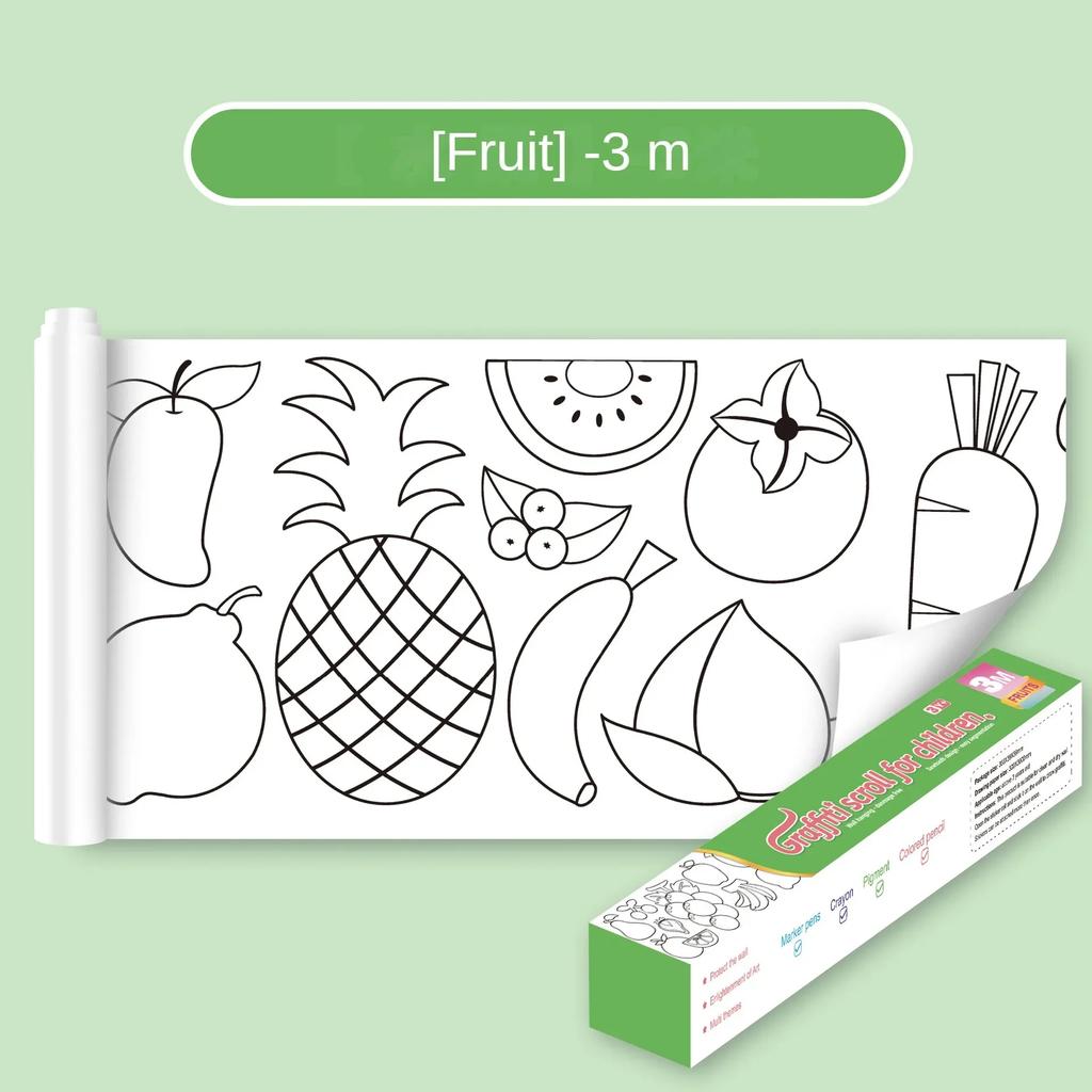 Youngsters High-Quality Coloring High-Quality Paper High-Quality Roll High-Quality Sticky Self-assembly High-Quality Drawing High-Quality Graffiti