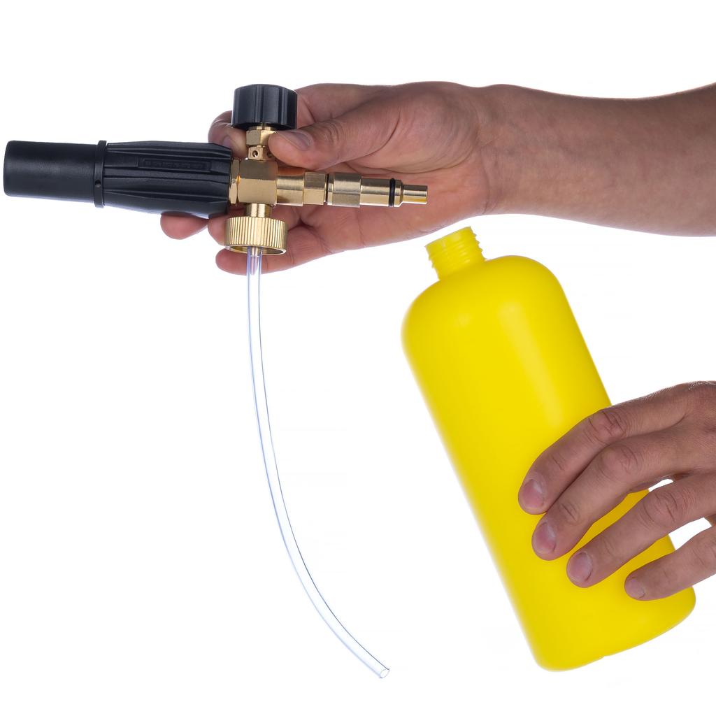 Rosfix FoamLance Bayonet 1L – Pianownica Do Myjek Parkside Lavor | Max 180bar | Korpus Mosiężny | Regulacja Strumienia