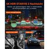 VANTRUE N4 Pro Dashcam Bil 4K+1080P+1080P/3 HDR,STARVIS 2 Bilkamera 360 grader,5GHz WiFi GPS Dash Cam Infrarød Foran