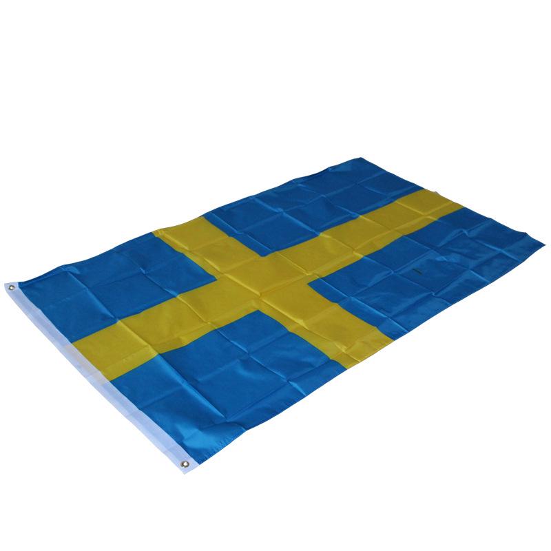 Flag 90*150cm 3*5ft Swede Swedish Flags And Banners National Flag Country Banner