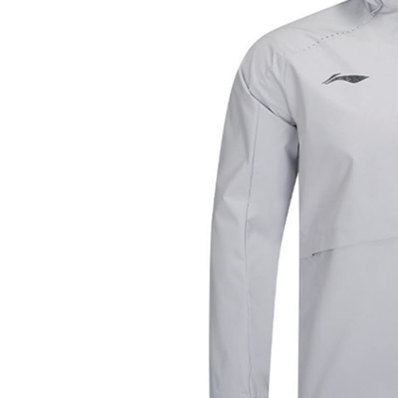 Li Ning Trench Coats Unisex Coin Gray Trench Hooded Non Detachable Moderate AFDV633-2
