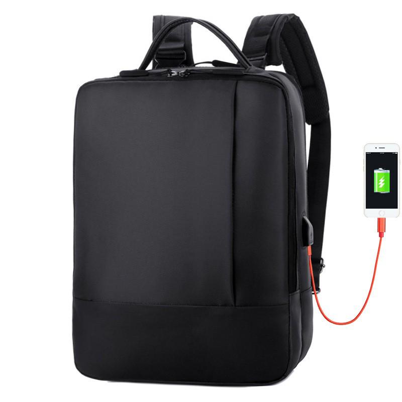 

Lightweight Multifunctional Business Laptop Backpack with USB Charging чорний