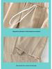 YAMAMOTO Women's Linen Pants - Summer 2026 High Waist, Drapey, Casual, Narrow Straight, Wide-Leg Style.