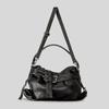 Large Capacity Soft Leather Tote Bags For Women Vintage Y2k Punk Bags Ladies Travel Commuting Handbags Motorcycle Crossbody Bag