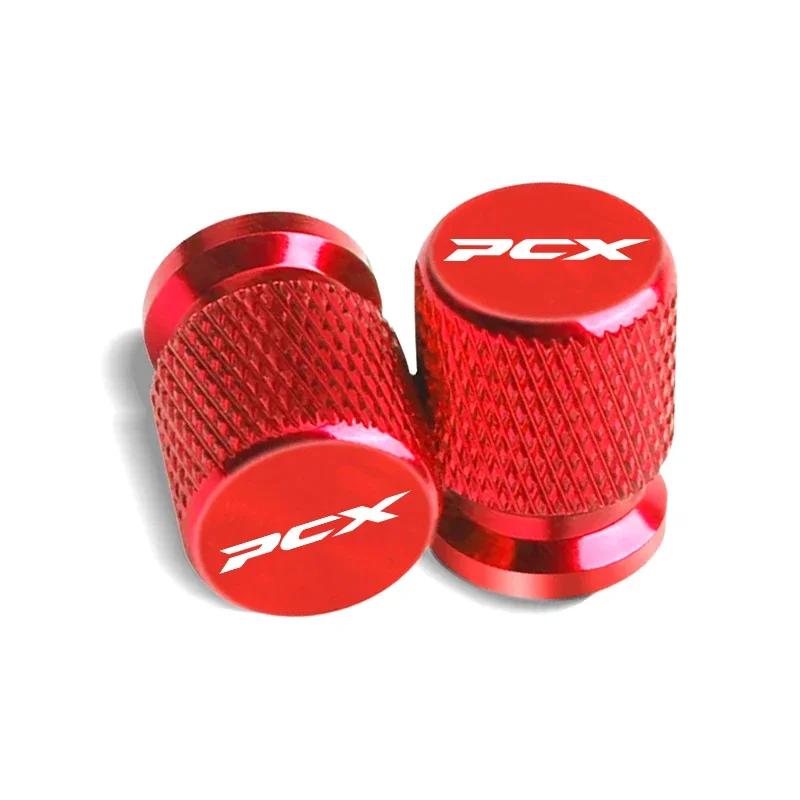 New Motorcycle CNC Aluminum Tire Valve Air Port Stem Cover Caps 2 Pcs For HONDA PCX 125 150 160 PCX125 PCX150 PCX160 Accessories