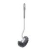 Japanese-Style Non-Slip Long Handle Toilet Brush, Wall-Mounted for Bathroom Corner Cleaning