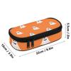 Pencil Pouch Strong Polyester Fabric Roomy Interior Smooth Zipper with Main Compartment Mesh Pocket and Pen Slots for Boys Girls