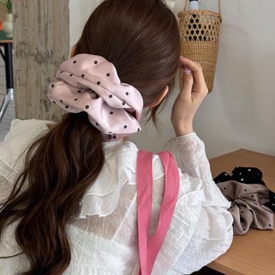 Große große koreanische Haarschmuckbänder für Mädchen Frauen elastisches Scrunchie Gummibänder Fascinator Kpop Erwachsene führende Mode neu