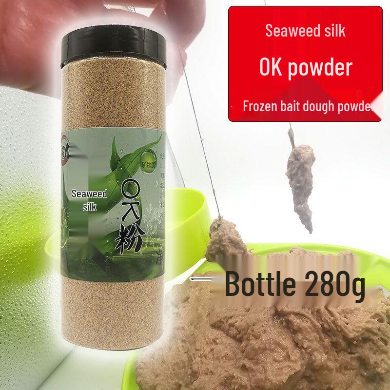 Ultra-Fine Seaweed & Kelp Powder with Spider Silk Bait for Wild Fishing