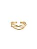 Aora Gold Interlock Ring #0095