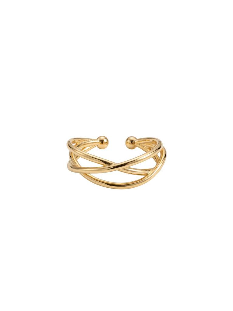 Aora Gold Interlock Ring #0095