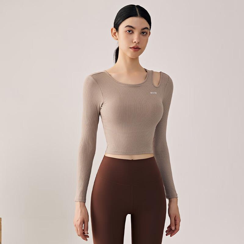 

SUKE Women s Long Sleeve Yoga & Pilates Training Top L