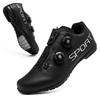 Lock-Free Cycling Shoes Flat Pedal Shoes Men Bike Cleat Sneaker MTB Bicycle Biking Women Breathable Indoor Boots