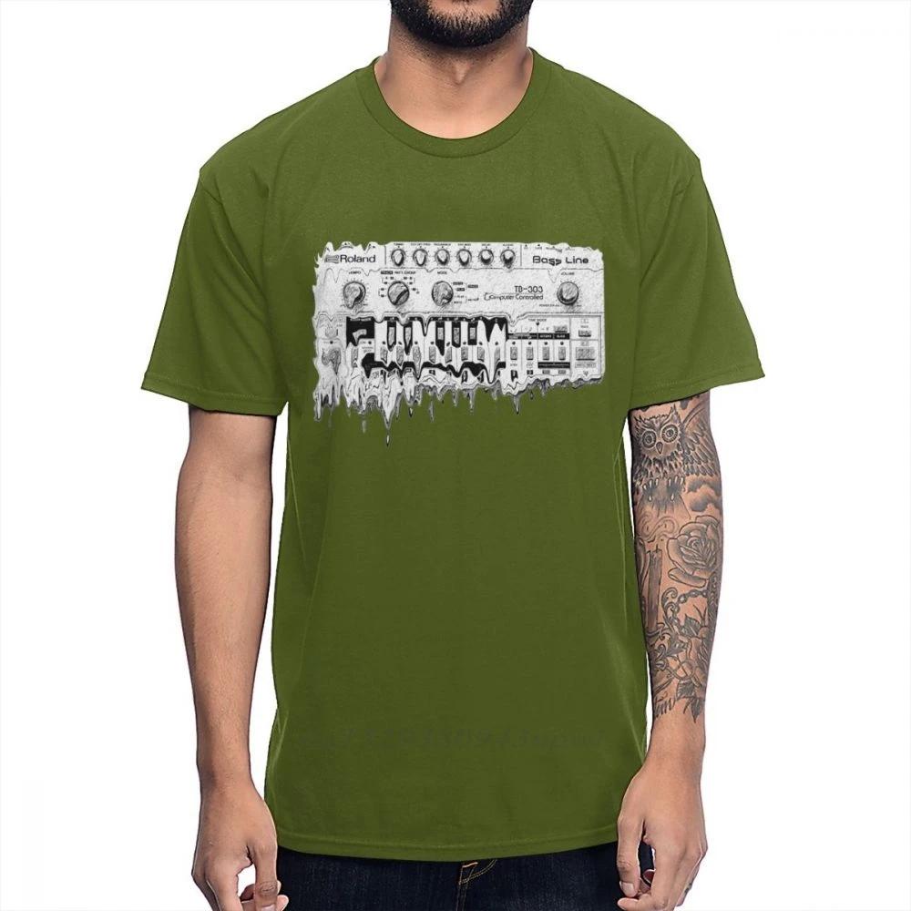 

Synthesizer Roland TB 303 T Shirt Synth Analog Korg Techno Electronic Music Tee Young Design Big Size Homme T-Shirt M