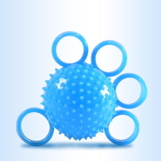 Hand Grip Exerciser Ball High Elasticity Bump Design Recovery Training Hand Acupuncture Point Activation Grip  Strengthener Ball for Home