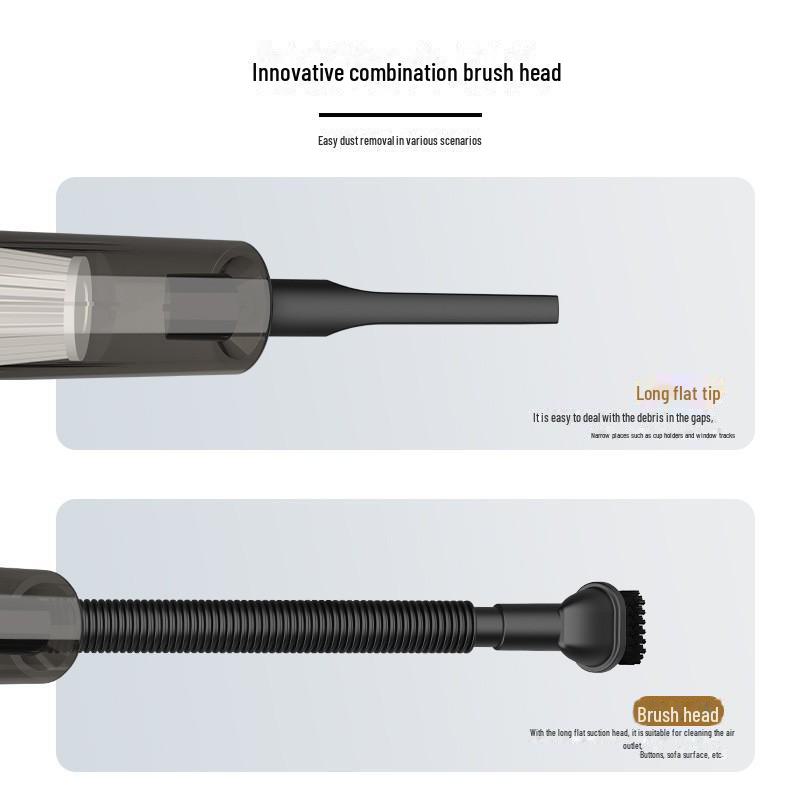 Portable High-Power Wireless Vacuum Cleaner for Home and Car