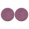 2 Peças Porta-Copos para Carro PVC Antiderrapante Almofadas para Porta-Copos de Carro Porta-Copos para Veículos com Strass de Cristal para Carros Acessórios Brilhantes da Moda