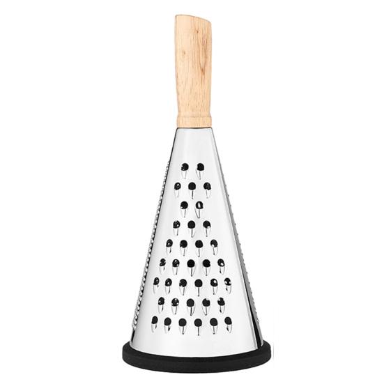 4-Sided Box Cheese Grater Stainless Steel Potato Carrot Shredder Multi-Function Kitchen Tool for Julienne Slicing Zesting
