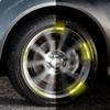 Car Wheel Hub Reflective Stickers Tire Rim Luminous Accessories For Tesla Model 3 Model X S 2016-2020 Decals TM3 TMX TMS Decal
