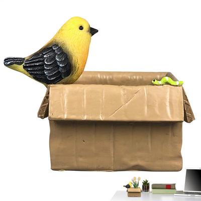 Bird Figurine Tabletop Ornament Bird Figurine Decor Decorative Animal Decoration Resin Collectible Funny Ornament for Kids Adult