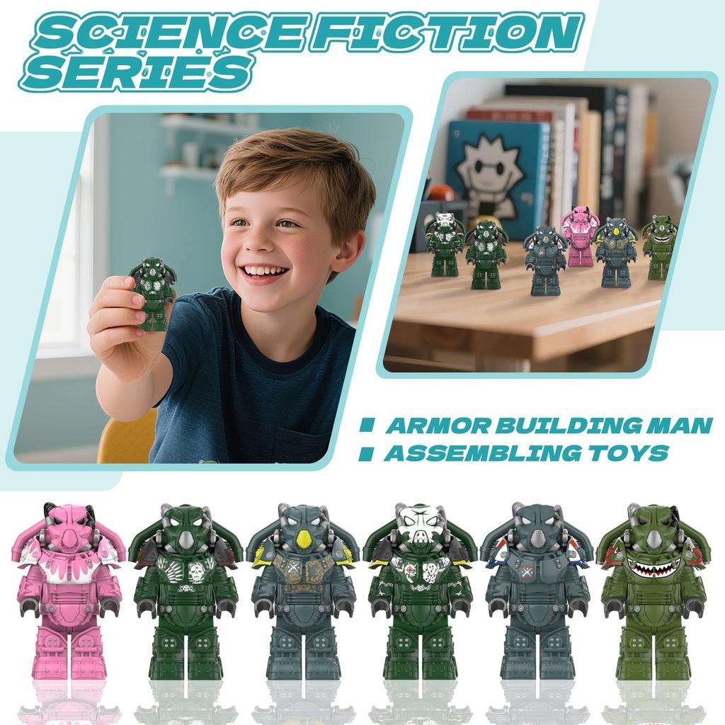 Cute Funny Building Toys Ornaments Children's Gifts