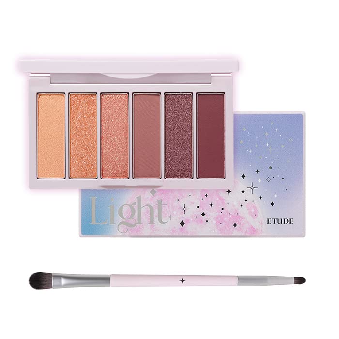 

Parade of Light Play Color Eyes Mini Rose Wine Special Kit Eyeshadow x Brush Set Christmas Coffret 1 piece [Etude Official] / / (x 1)